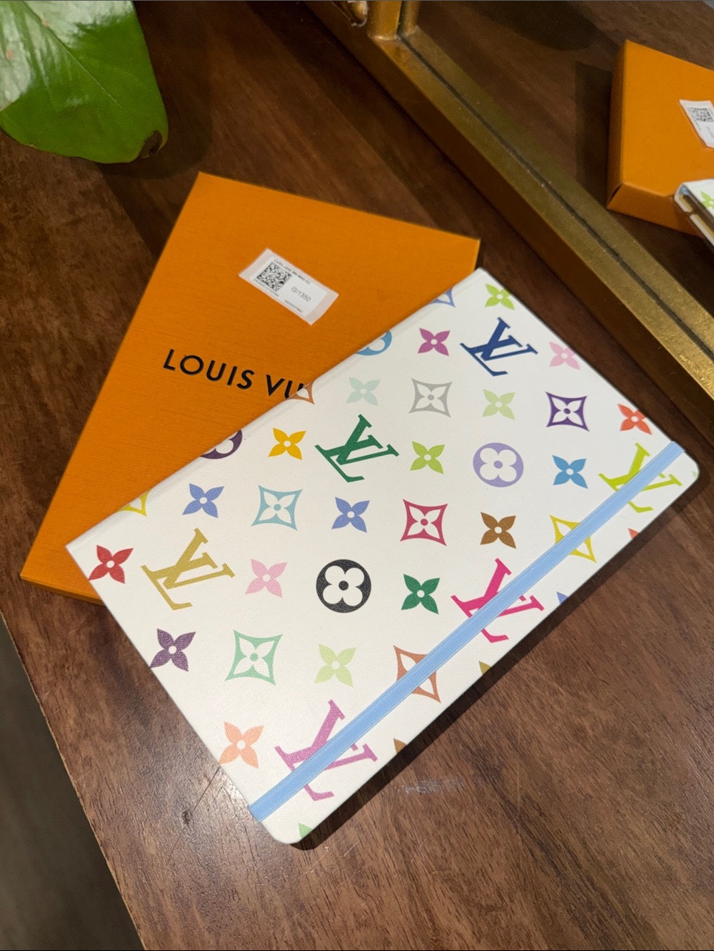 Louis Vuitton Takashi murakami Multicolor Monogram Notebook Cover - Picture 2 of 5